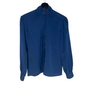 Vintage 90s Country Sophisticates Pendleton Blue Long Sleeve Button Up Large